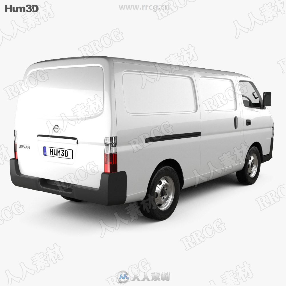 日产面包车nissanurvan2007panel汽车3d模型