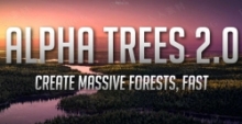 Alpha Trees自然植物场景快速渲染Blender插件V2.3.3版