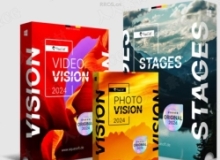 AquaSoft Stages Photo Vision Video Vision多媒体制作软件三件套V15.2.05版