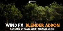 Wind Fx风力吹动物理模拟动画Blender插件V1.1.1版