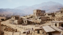 沙漠村庄军事战区环境场景UE游戏素材