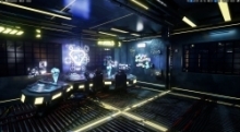 未来科幻飞船引擎指挥室环境场景UE游戏素材