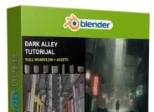 Blender制作黑暗小巷电影级工作流程视频教程