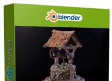 Blender中世纪水井游戏资产完整制作工作流程视频教程