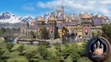 240组模块化Blender大型城堡城镇游戏环节场景3D模型