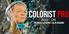 Colorist Pro实时色彩分级调色Blender插件V1.12版+预设库