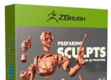 ZBrush人物角色数字雕刻3D打印模型视频教程