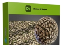 Substance Designer苔藓道路纹理材质制作流程视频教程