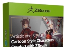 ZBrush卡通风格中国女孩角色雕刻建模视频教程