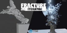 Fracture Iterator撞击破坏粉碎模拟Blender插件V1.7.0版