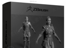 Zbrush影视级人物角色雕刻建模视频教程第一季