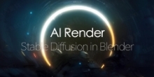 AI Render场景生成AI图像Blender插件V1.1.0版