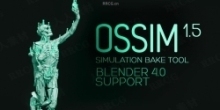 Ossim Simulation baking tool物理模拟特效Blender插件V1.5.0版