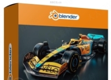 Blender迈凯伦F1赛车完整制作工作流程视频教程