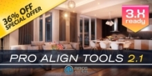 Pro Align Tools专业对齐工具Blender插件V2.1.10版