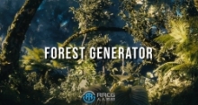 Forest Generator逼真森林程序化几何节点生成器Blender插件4.2版