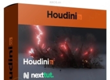 Houdini劈剑闪电碎石特效制作流程视频教程