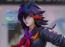 缠流子Ryuko Matoi《斩服少女》动漫角色雕刻手办3D打印模型