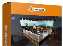 Blender制作XR扩展现实3D环境场景视频教程