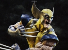 金刚狼Wolverine《X战警》漫威角色雕塑雕刻手办3D打印模型