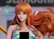 娜美Nami《航海王海贼王》动漫角色雕刻手办3D打印模型