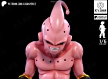 魔人布欧瘦小Kid Buu《七龙珠》动漫角色雕刻手办3D打印模型