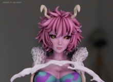 芦户三奈Mina Ashido《我的英雄学院》游戏角色雕刻手办3D打印模型