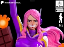 乔艾莉·波妮Bonney《海贼王航海王》动漫角色雕刻手办3D打印模型