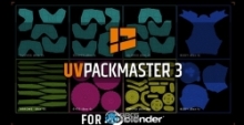 UVPackmaster Pro高效UV贴图Blender插件V3.3.2版