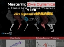 【中文字幕】Ziva Dynamics角色肌肉模拟核心技术视频教程