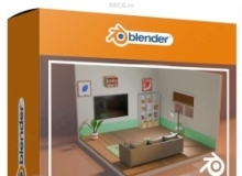 Blender 4.3低多边形3D建模基础核心技术视频教程