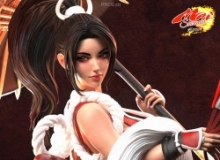 不知火舞Mai Shiranui站姿《拳皇KOF格斗之王》游戏角色雕刻手办3D打印模型