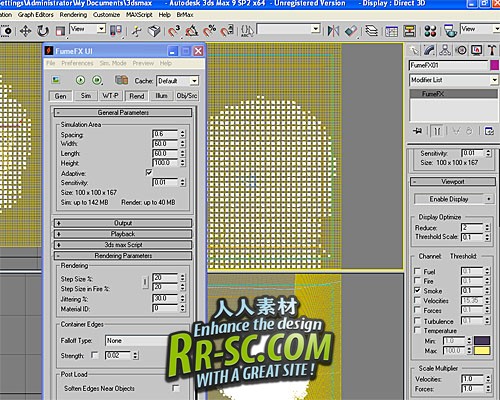 3DS Max火焰特效插件&amp;nbsp;&amp;nbsp;Sitni Sati FumeFX v2.1A For 3DS MAX 20