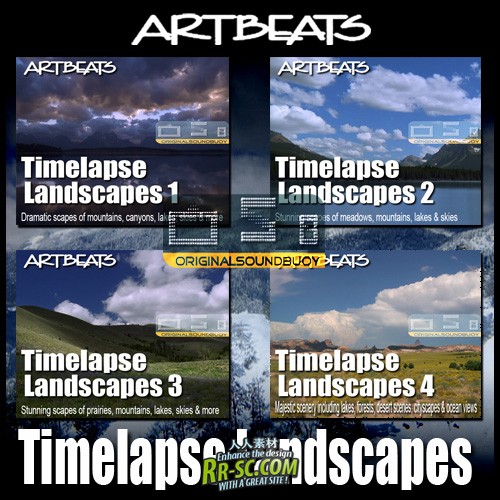 【BT】全新Artbeats - Timelapse Landscapes Vol 1-4 全