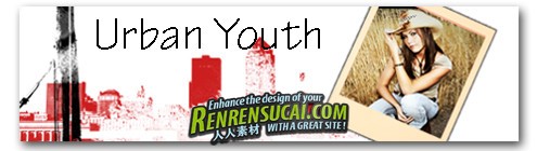 《都市青年主题PSD模板》(Graphic Authority Urban Youth Templates v1)