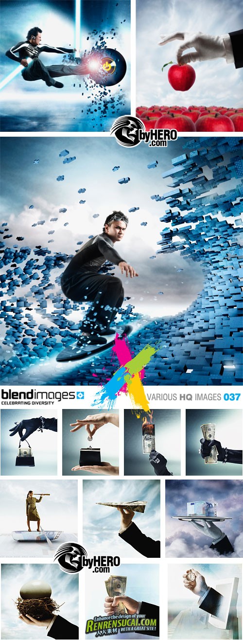 《blendimages公司出品的高清图片全集》BlendImages RF Mass Stock 13.300 UHQ JPGs