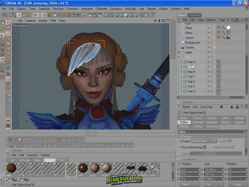 《C4D角色建模教程》Lino Masciulli Character Modeling Tutorial in Cinema 4D