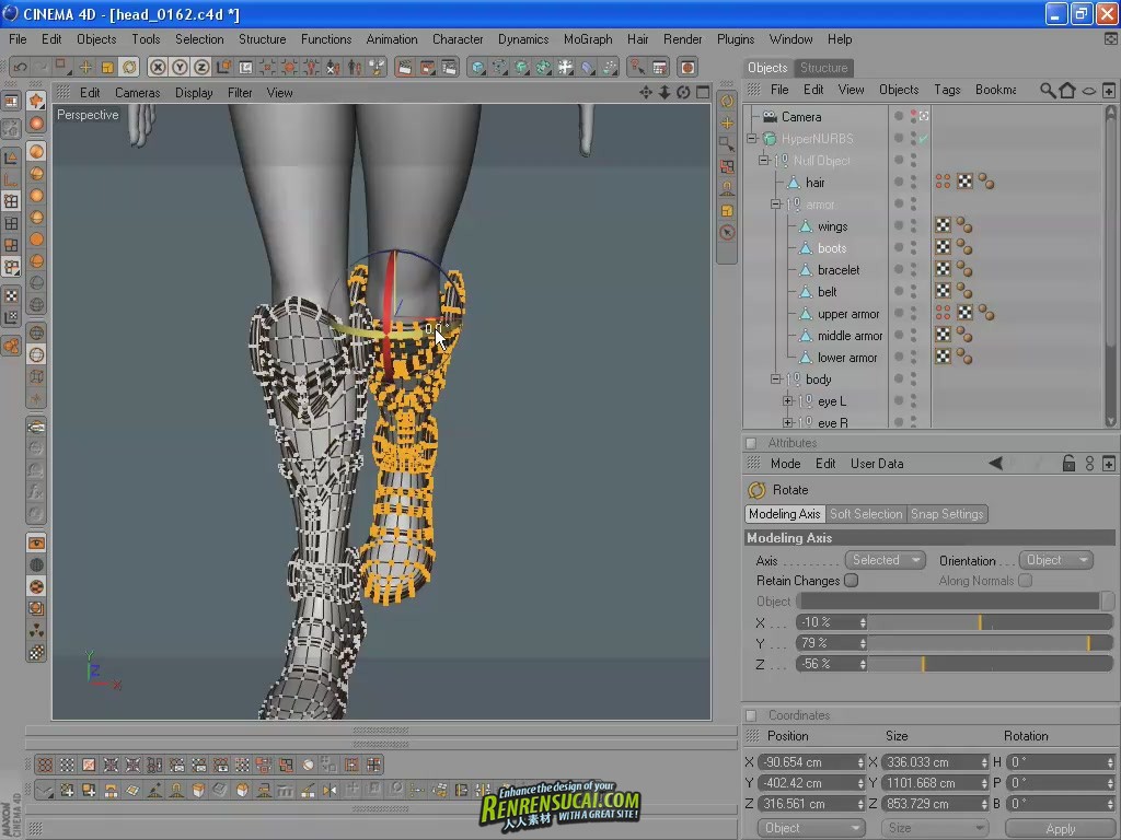 《C4D角色建模教程》Lino Masciulli Character Modeling Tutorial in Cinema 4D