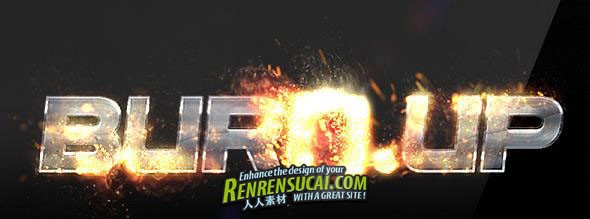 燃烧LOGO [Videohive]Fire Reveal 460571（数据银行）