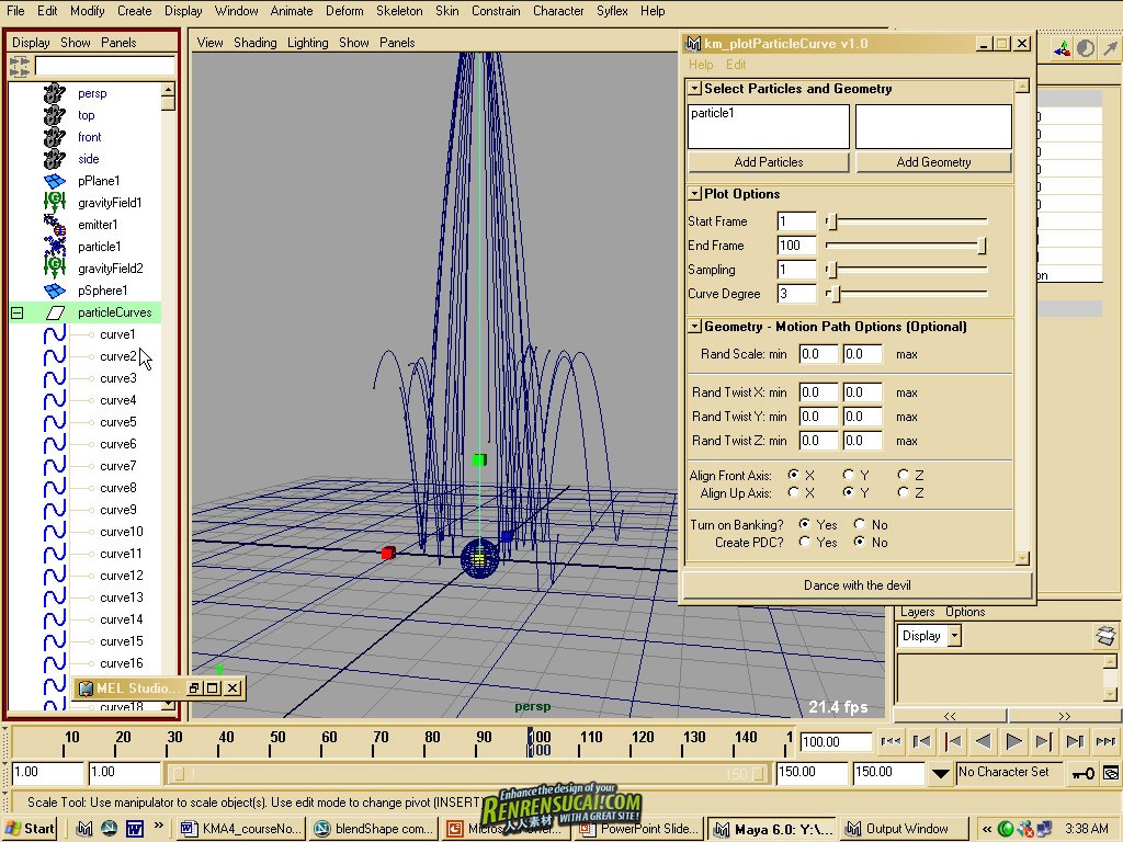 《Maya MEL语言艺术特效动力学高级教程》Gnomon Workshop MEL For FX Artists