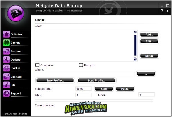 《数据备份工具》(NETGATE Data Backup )v2.0.405 *Multilingual* [压缩包]