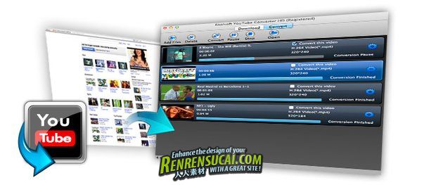 《Mac YouTube视频转换工具》(Enolsoft YouTube Converter HD)v3.6.0[压缩包]