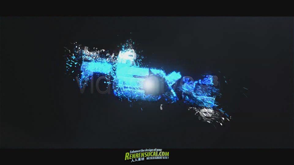 《粒子变化标识 AE包装模板》Videohive Particle Burst Logo Reveal 1523651 After Effects Projec