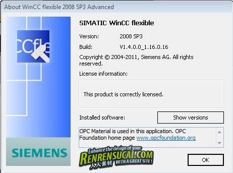 《西门子人机界面编辑软件2008 SP3 32/64位破解版》Siemens SIMATIC WinCC Flexible 2008 SP3 32bit &am