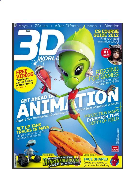 3D World Magazine 154. April 2012. PDF