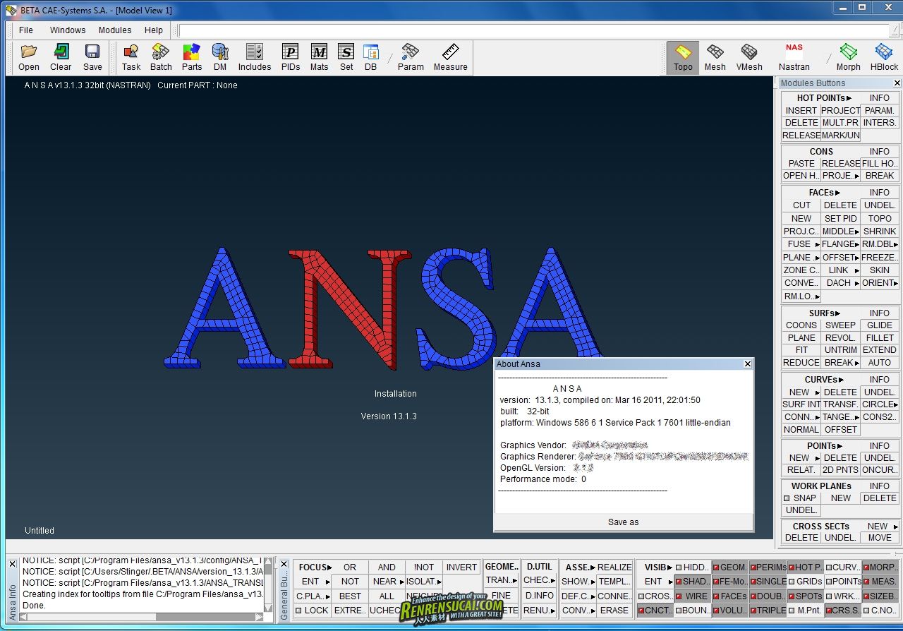 《CAE Systems ANSA 13有限元前处理工具》BETA CAE Systems ANSA 13.1.3