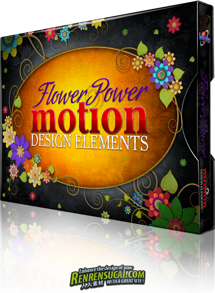 《DJ生长花纹视频素材合辑》Digital Juice Flower Power Motion Design Elements