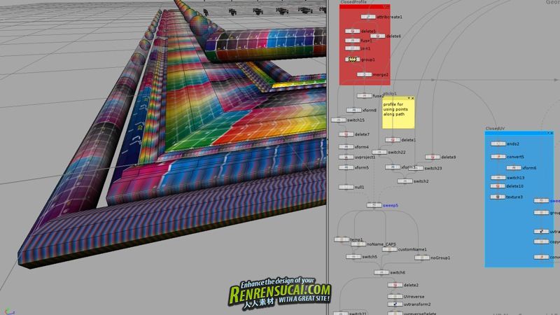 《Houdini流程化道路制作教程》cmiVFX Houdini Procedural Road Creatio