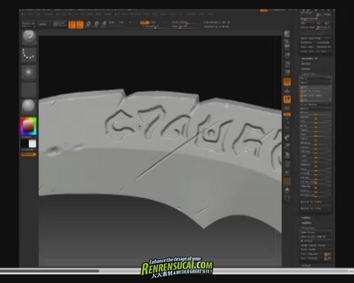 《Zbrush制作游戏暗黑血统2教程》DarkSiders II Scythe Sculpting Workflow with Z...