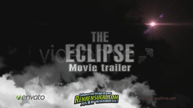 《新版电影预告片 AE模板》Videohive The Eclipse Movie Trailer 111865 After Effects Project